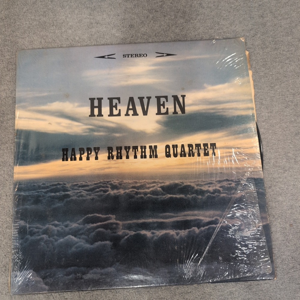 Happy Rhythm Quartet Heaven Vinyl LP Prestige Productions Southern Gospel VG - Picture 1 of 2